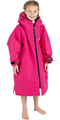2026 Dryrobe Junior Advance Long Sleeve Changing Robe V3KSLSDA - Pink / Light Grey