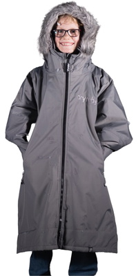 2025 Dryrobe Junior Advance Long Sleeve Changing Robe V3 V3KSLSDA - Alpine Graphite