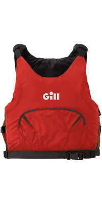 2026 Gill Pursuit Pro Racer Side Zip 50N Buoyancy Aid 4916 - Red