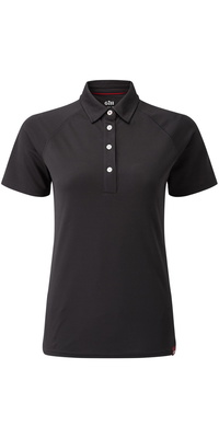 2026 Gill Womens UV Tec Polo Top UV008W - Black
