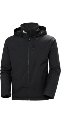 2026 Helly Hansen Mens Crew Hooded Midlayer Sailing Jacket 2.0 34442 - Black