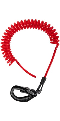 2025 Jobe SUP Paddle Leash Coil 480021003 - Red / Black