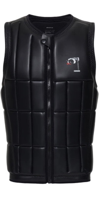 2026 Mystic Mens Anarchy Front Zip Wake Impact Vest 35005.240210 - Black