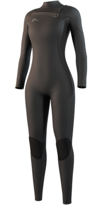 2026 Mystic Womens Evolve Natural Foam 4/3mm Chest Zip Wetsuit 35000.250040 - Black