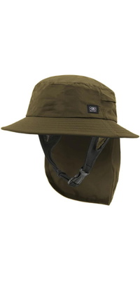 2026 Ocean and Earth Indo Stiff Peak Surf Hat SMHA02 - Olive
