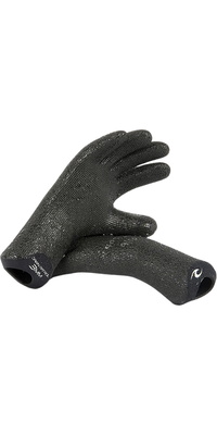 2025 Rip Curl Dawn Patrol 3mm Neoprene Gloves WGLLBM - Black