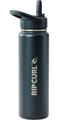 2026 Rip Curl Logo Drink Bottle 710ml / 24oz 14PMUT - Black