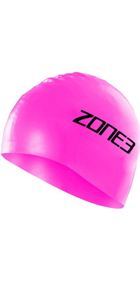 2026 ZONE3 Silicone Swim Cap SA24SCAP - Pink
