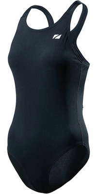 2025 ZONE3 Womens OWS Renew Classic One-Piece Swim Suit SW22WOWSC101 - Black