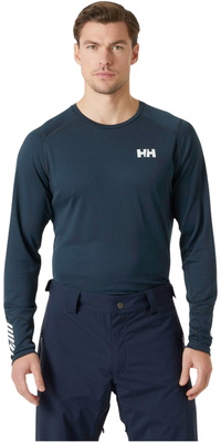 2025 Helly Hansen Mens Lifa Active Crew Base Layer 49389 - Navy