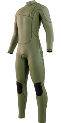 2025 Mystic Mens The One 3/2mm Zip Free Wetsuit 35000.250615 - Moss