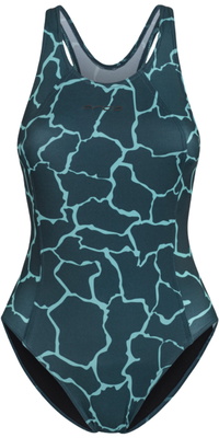 2025 Orca Womens Core One Piece Swimsuit MS51 - Dark Green