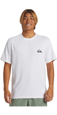 2026 Quiksilver Mens Everyday Surf Short Sleeve UPF T-Shirt AQYWR03135 - White