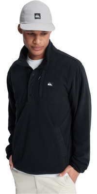 2026 Quiksilver Mens No Destination Half Opening Fleece EQYPF03072 - Black