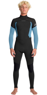 2026 Quiksilver Mens Prologue+ 4/3mm Back Zip Wetsuit 25AW213516 - Cloud Blue
