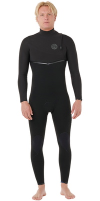 2026 Rip Curl Mens E-Bomb 5/3mm Zip Free Wetsuit 17KMFS - Black
