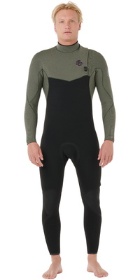 2026 Rip Curl Mens Flashbomb Pro 4/3mm Zip Free Wetsuit 17FMFS - Deep Cactus