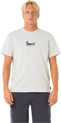 2025 Rip Curl Mens Vaporcool Searchin Tee 0NMMTE - Iced Grey