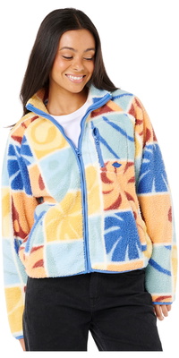 2025 Rip Curl Womens AOTS Ty Williams Zip Polar Fleece 0ADWFL - Multi
