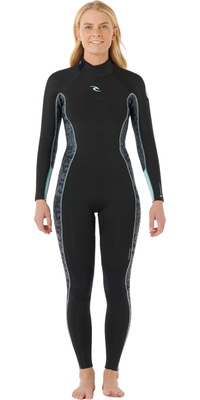 2025 Rip Curl Womens Dawn Patrol 4/3mm Back Zip Wetsuit 163WFS - Mint