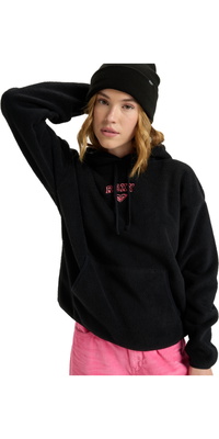 2025 Roxy Womens Cool Calling Polar Fleece Hoodie ERJPF03221 - Anthracite