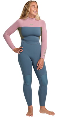 2025 Roxy Womens Prologue+ 5/4mm Back Zip Wetsuit 26BW213517 - Ash
