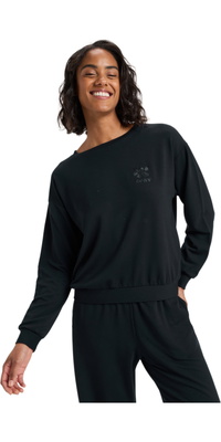 2025 Roxy Womens Surfing By Moonlight Modal Blend Lounge Top ERJFT05008 - Anthracite