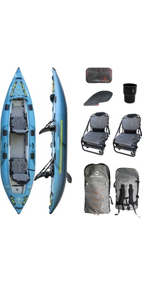 2026 Spinera Kenai Fishing 130 - 2 Person Kayak Package SP-K-KEN-130 - Blue
