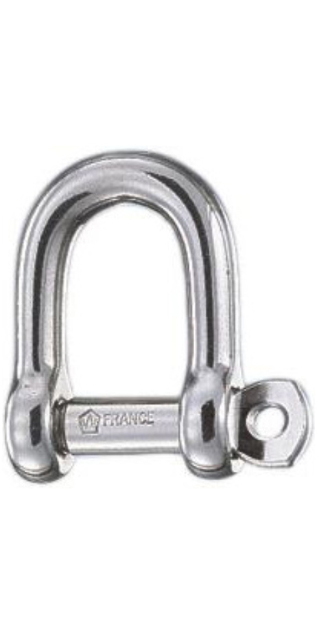 2026 Wichard Self-locking D Shackle WR1201 - Silver - Sailing - Sailing ...