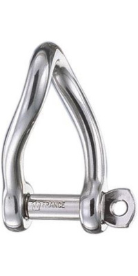 2026 Wichard Self-locking Twisted Shackle WR1222 - Silver