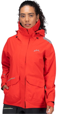 2026 Zhik Womens OFS600 Offshore Cruising Sailing Jacket JKT-0600-W-FRD - Flame Red