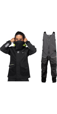 2026 Zhik Womens OFS700 Offshore Jacket & OFS800 Salopettes Sailing Suit ZWOFS600JASCS - Black
