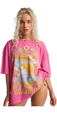 2026 Billabong Womens Summer Of Love Tee EBJZT00592 - Guava