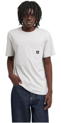 2026 Element Mens Icon Label Pocket Tee ELYKT00198 - Mid Grey Heather