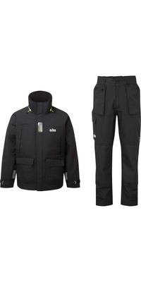 2026 Gill Mens OS3 Coastal Cruising Sailing Suit OS34JOS33P - Black