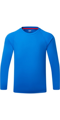 2026 Gill Mens UV Tec Long Sleeve Tee UV011 - Tidal Blue