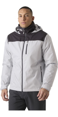 2026 Helly Hansen Mens Crew Hooded Pile Jacket 34526 - Grey Fog