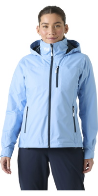 2026 Helly Hansen Womens Crew Hooded Midlayer Jacket 2.0 34447 - Bright Blue