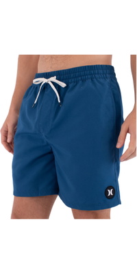 2026 Hurley Mens Volley Icon Solid 17 Boardshorts MBEU00010 - Abyss
