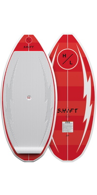 2026 Hyperlite Shift Wakesurfer Board H26SHF.1 - White / Red