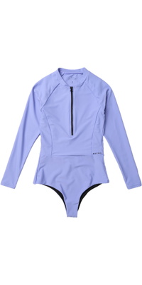 2026 Mystic Womens Jayde Long Sleeve One Piece 35001.250208 - Iris Blue