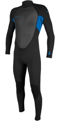 2026 ONeill Junior Reactor-2 3/2mm Back Zip Wetsuit 5044B - Black / Ocean