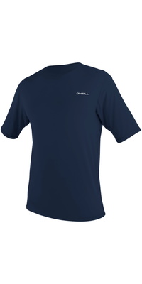 2026 ONeill Mens Basic Skins Short Sleeve Sun Shirt 5715 - Navy