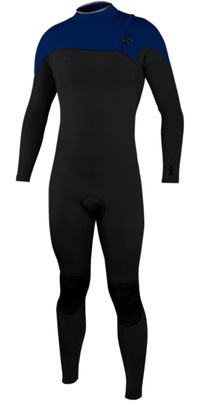 2026 ONeill Mens Hyperfreak Comp 3/2mm Zipless Wetsuit 4970 - Black / Twilight Blue