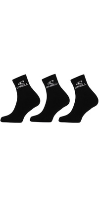2026 ONeill Sport Short Socks 3 Pack 201053005 - Black