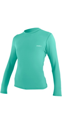 2026 ONeill Womens Basic Skins Long Sleeve Sun Shirt 5720 - Holiday