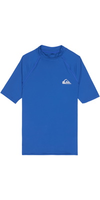 2026 Quiksilver Mens Everyday UPF50 Short Sleeve Rash Vest AQYWR03130 - Monaco Blue