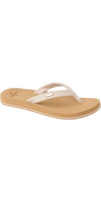 2026 Reef Womens Baja Sands Flip Flops CJ9082 - Sand