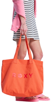2026 Roxy Womens Go For It Tote Bag ERJBT03427 - Camellia