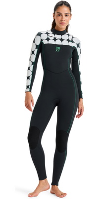 2026 Roxy Womens Rise Natural 3/2mm Chest Zip Wetsuit 26BW213506 - Salt Crystal